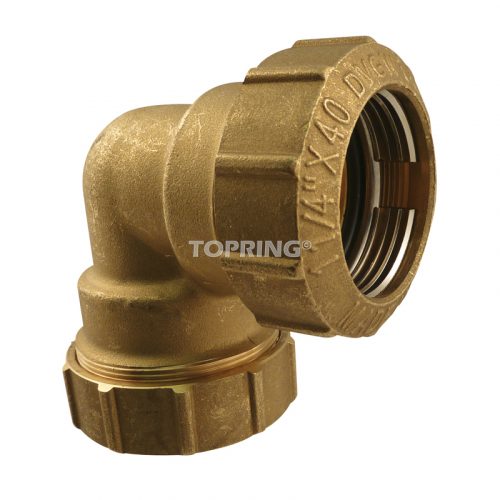 Union en coude laiton 40 à 63 mm série 07